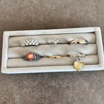 유품 정리 액세서리 반지 금 골드 실버 빈티지