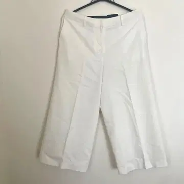 DAKS 화이트 와이드 팬츠 사이즈 40