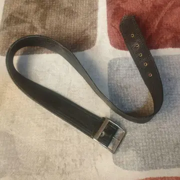 레어 VANSON 더블 라이더용 천연 가죽 벨트 38 빈티지