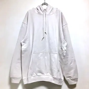 새상품 더스티 컬러 오버 사이즈 후드티 무지 남성용 그레이지 2XL