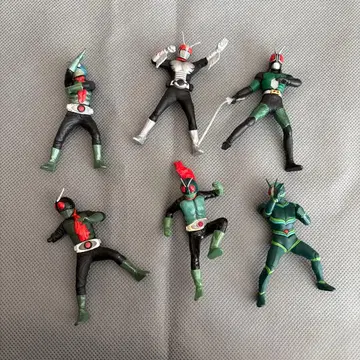 가면라이더 피규어 6체 세트