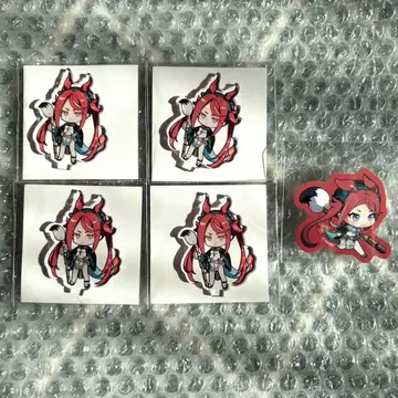 스텔라소라 미니 아크릴 스탠드 스티커 치이시아 5종 세트