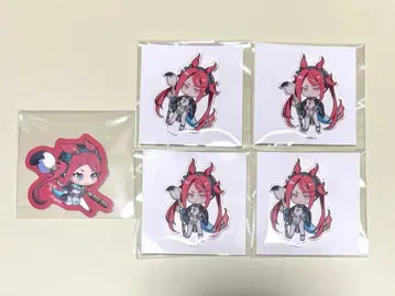 스텔라소라 미니 아크릴 스탠드 스티커 치이시아 5종 세트