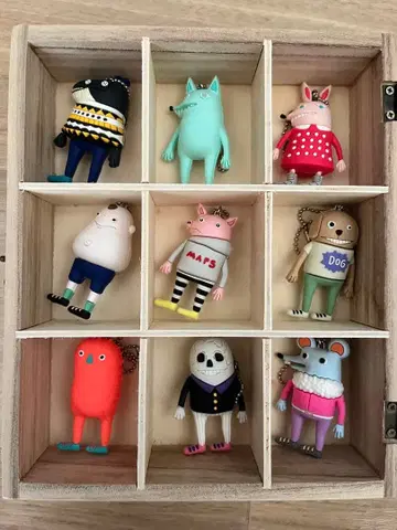 동물 캐릭터 키링 세트