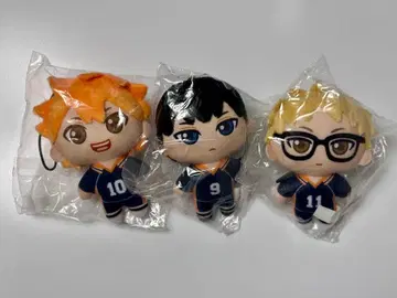 하이큐!! 봉제 인형 마스코트 3체 세트 히나타 카게야마 츠키시마
