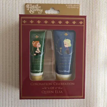 미사용 새상품 도쿄디즈니씨 눈의 여왕 립 에센스&핸드 크림