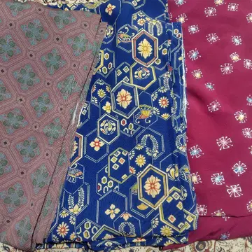 리메이크용 기모노 코몬 3점