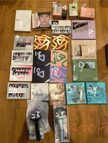seventeen x1 bts 앨범, DVD, 굿즈