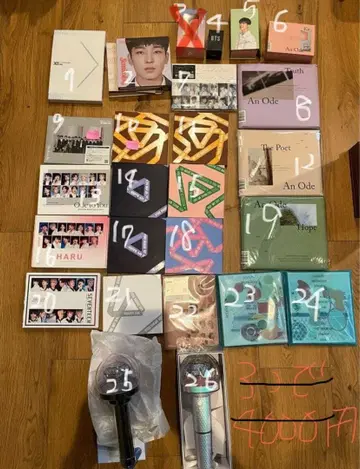 seventeen x1 bts 앨범, DVD, 굿즈