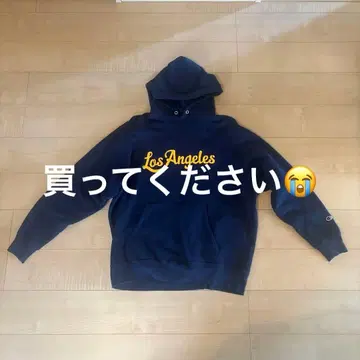 Champion Los Angeles 후드티 L 네이비