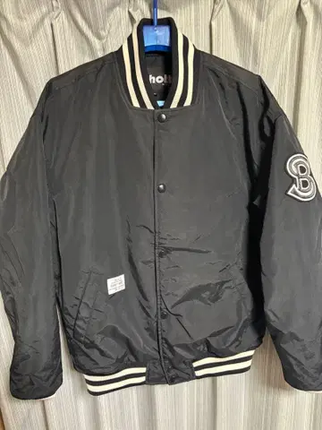 샷 나일론 바시티 자켓