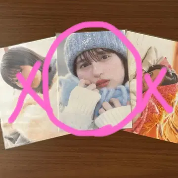 노기자카46 엔도 사쿠라 non-no 세븐 한정판 포토 카드 3종 세트!