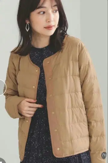 [ 미착용 새상품 ] 빔즈 하트 프렌치 숏 다운 자켓