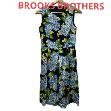 BROOKS BROTHERS 꽃무늬 슬리브리스 원피스 사이즈 2