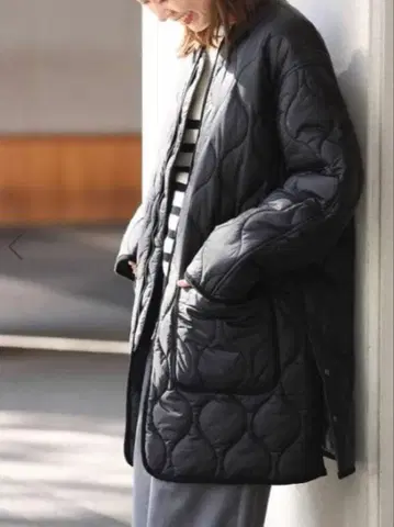 JOURNAL STANDARD relume 퀼팅 블루종 블랙