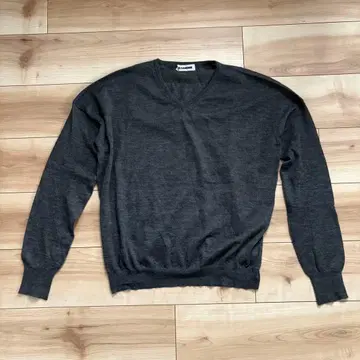 JIL SANDER 질 샌더 100% 캐시미어 V넥 니트 스웨터 36