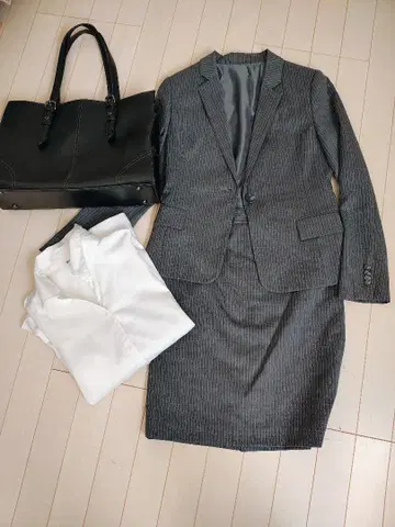 취업 정장 그레이 스트라이프 사이즈 38