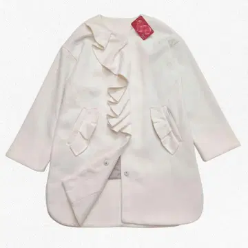 (미사용) &LOVE 워셔블로 주역급인 노블 페미닌 코트