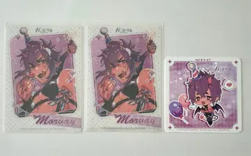 NU:카니발 GiGO 특전 클리어 카드 코스터 모르피스