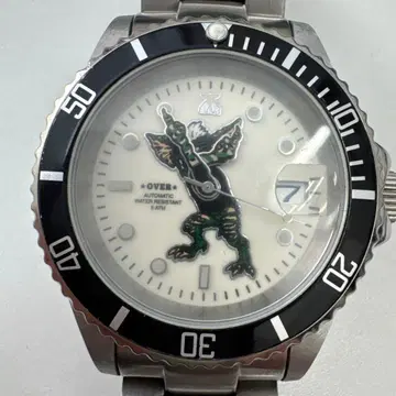 OVER 스트라이프 그렘린 콜라보 손목시계 남성용