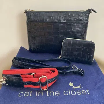 cat in the closet 숄더백, 지갑 포함