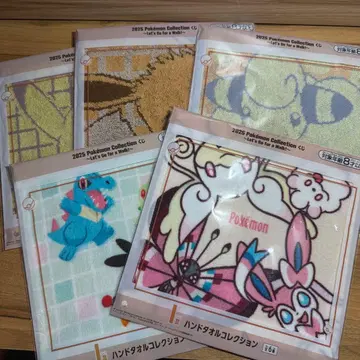 포켓몬 제일복권 핸드 타월 세트