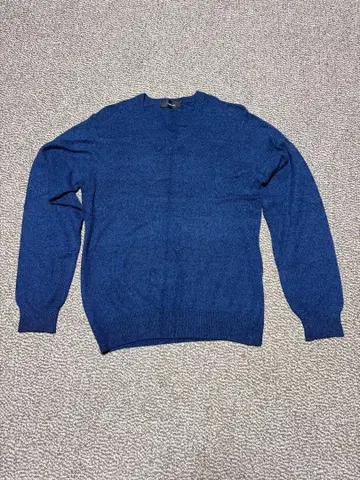 baffone 다크 블루 V넥 L 사이즈