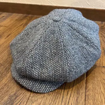 해리스 트위드 그레이 헌팅 캡 드라이 본즈