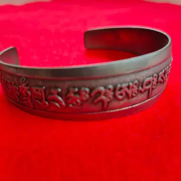 순은제 실버 조각 커프 뱅글