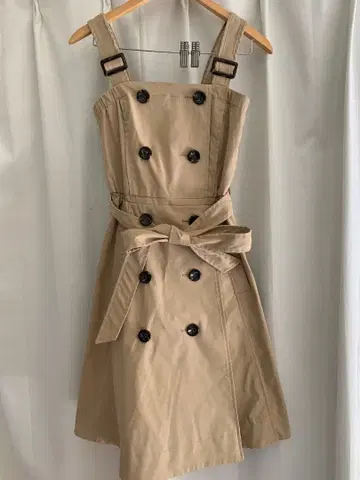 새상품급 스나이델 트렌치 원피스 베이지 FREE