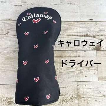 캘러웨이 러브 캘러웨이 골프헤드커버 드라이버용 블랙 하트
