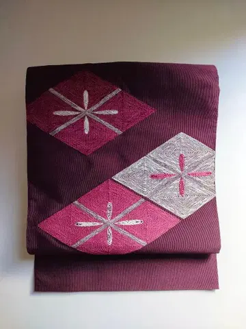 나고야 오비 보라색 마름모꼴