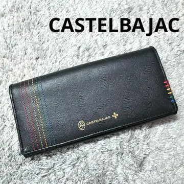 CASTELBAJAC 까스텔바작 장지갑 가죽 블랙