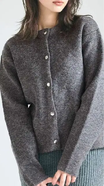 coca 더블 페이스 니트 가디건