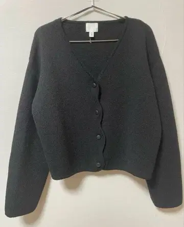 새상품 H&M 블랙 가디건 XL