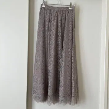 CACHEC 일본제 레이스 플레어 스커트 아뉴앙스