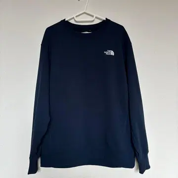 THE NORTH FACE 네이비 크루넥 맨투맨 NT62238X