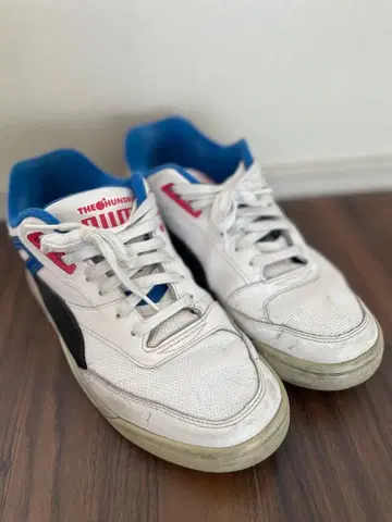 레어 PUMA THE HUNDREDS 스니커즈 화이트 바스켓