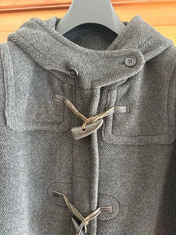 올드 잉글랜드 더플 코트 영국제 무어브룩 다크 그레이