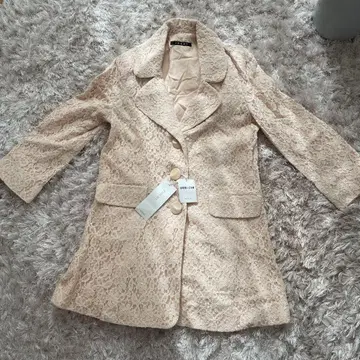 택 포함 미사용 새상품 INGNI 라이트 핑크의 매우 귀여운 레이스 자켓