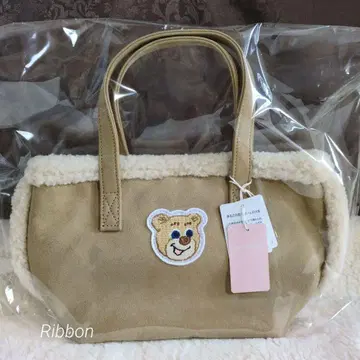 완판 새상품 FEILER 페이러 올드 테디 보아 와펜 토트백