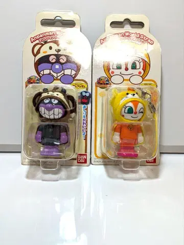 호빵맨 월드 스트랩 2점 세균맨 짤랑이