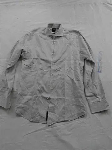 &보스 테일러드 레귤러 핏 긴팔 셔츠 그레이 계열 39 사이즈