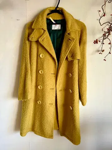 moussy 머스타드색 코트 새상품급