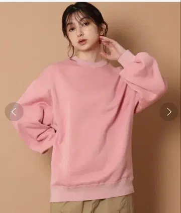 DRESSTERIOR 드레스터리어 새상품급 핑크 빅 실루엣 쭈리 풀오버