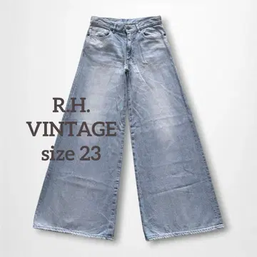 1585 R.H. VINTAGE 론 헤르만 와이드 데님 팬츠 23
