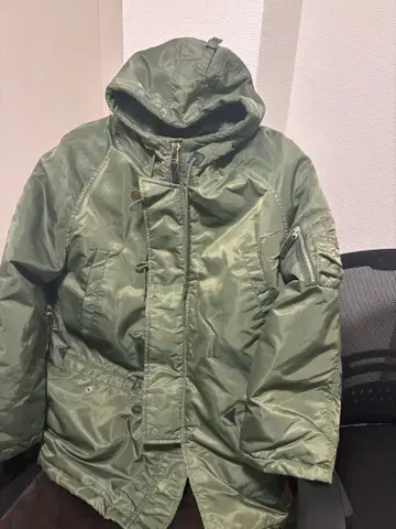 CHEVIOT 플리스 라이닝 밀리터리 자켓