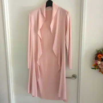 Super Beauty 롱 가디건 40 핑크