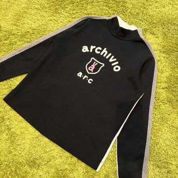 아르치비오 archivio 긴팔 모크넥 트레이닝복 블랙 40 ( L )