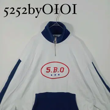 5252byOIOI 하프 집업 트레이닝복 하이넥 맨투맨 XXL